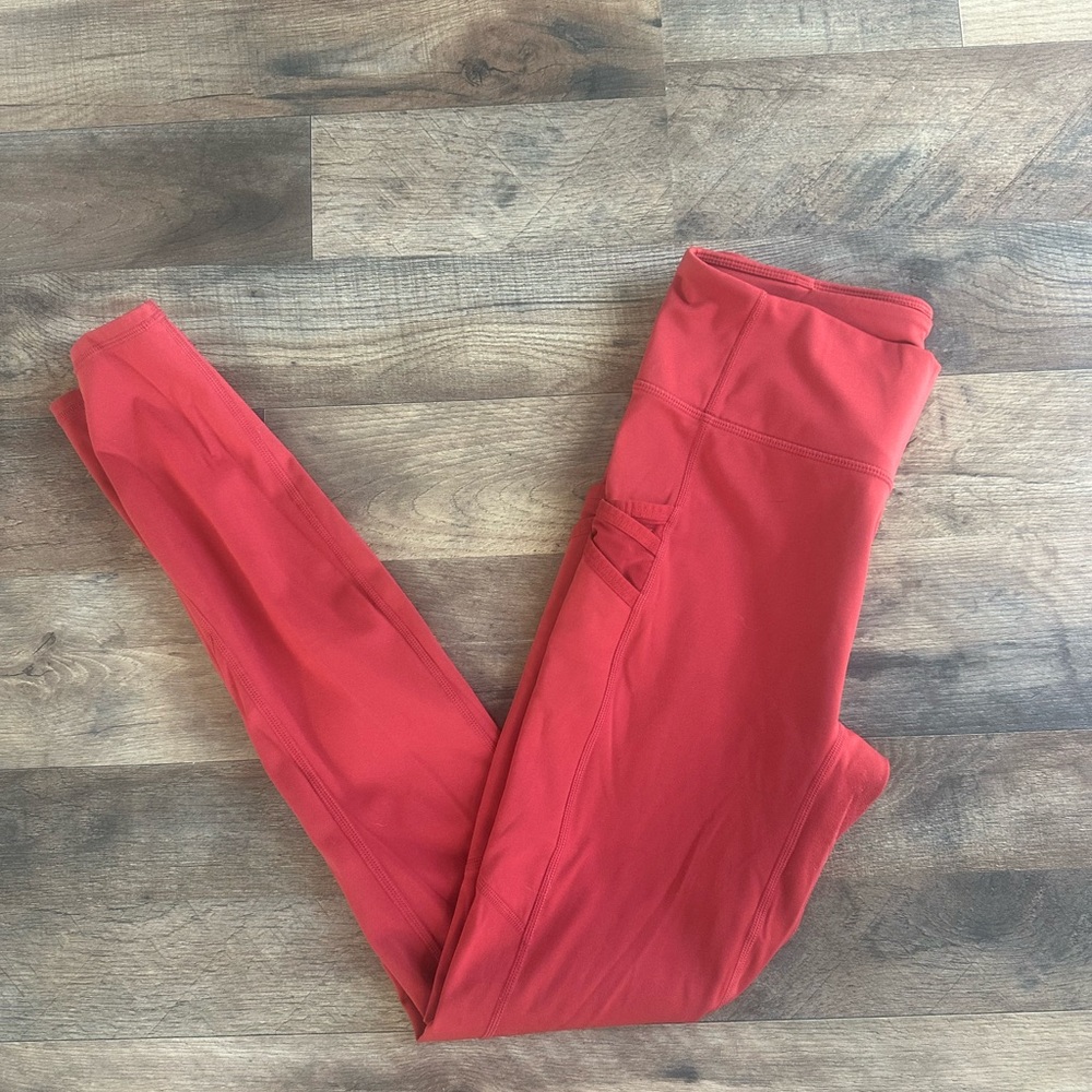 Fabletics Motion365 Red Leggings